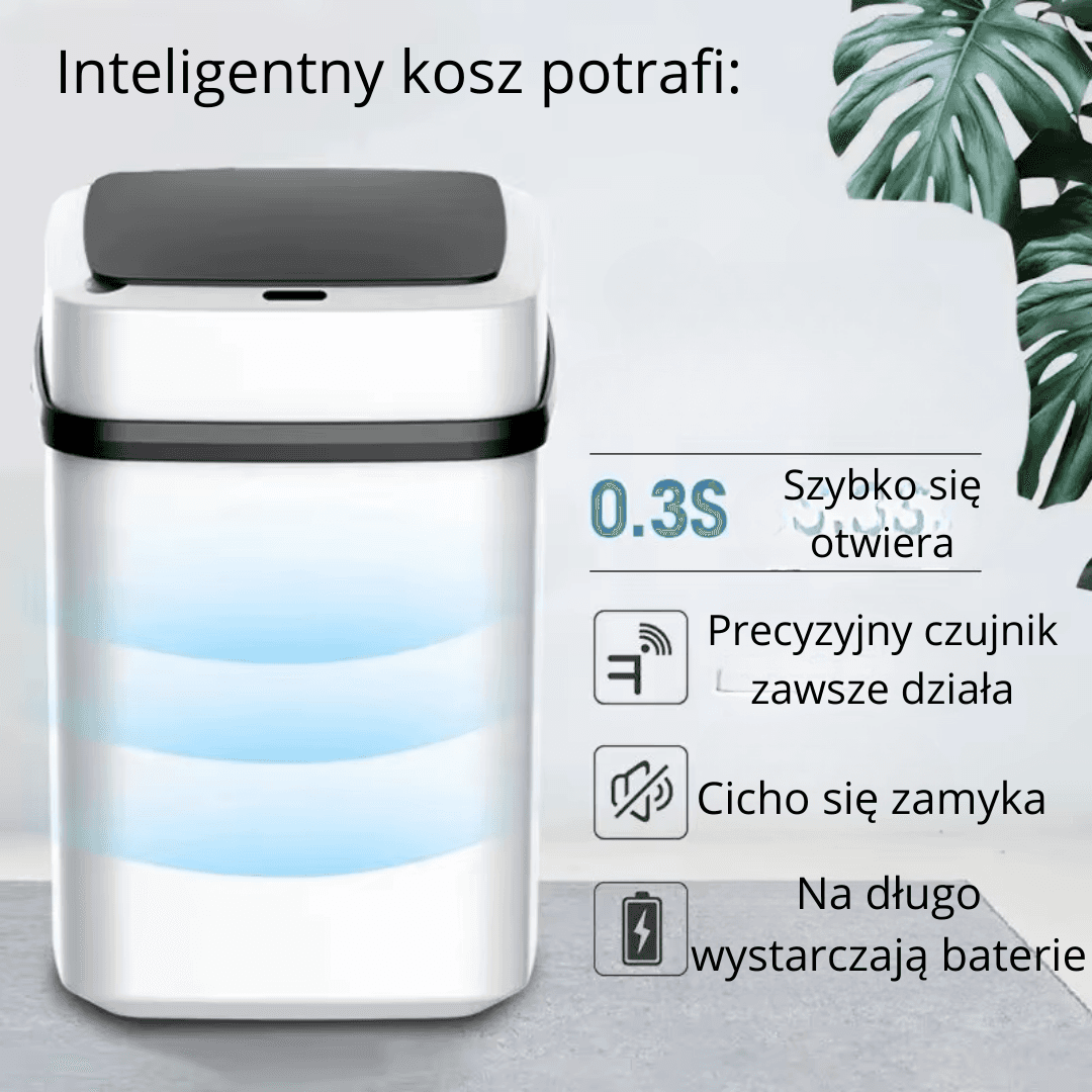 Kosz automatyczny 13 L z czujnikiem ruchu