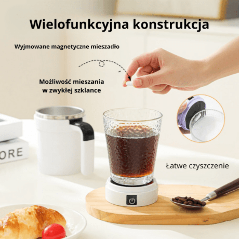 380ML Automatyczny kubek do mieszania, akumulatorowy, elektryczny, samomieszający się kubek
