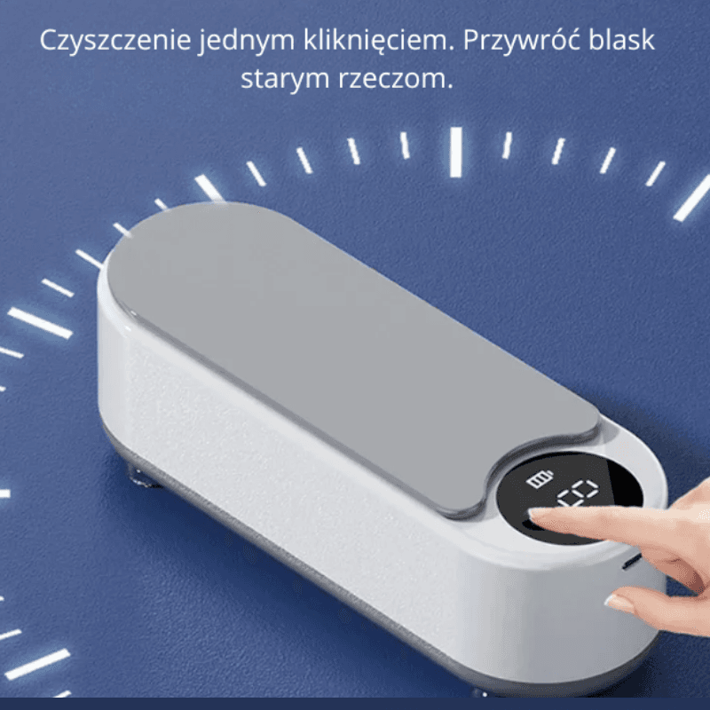 Myjka soniczna 450ml do czyszczenia okularów, pędzli do makijażu i biżuterii