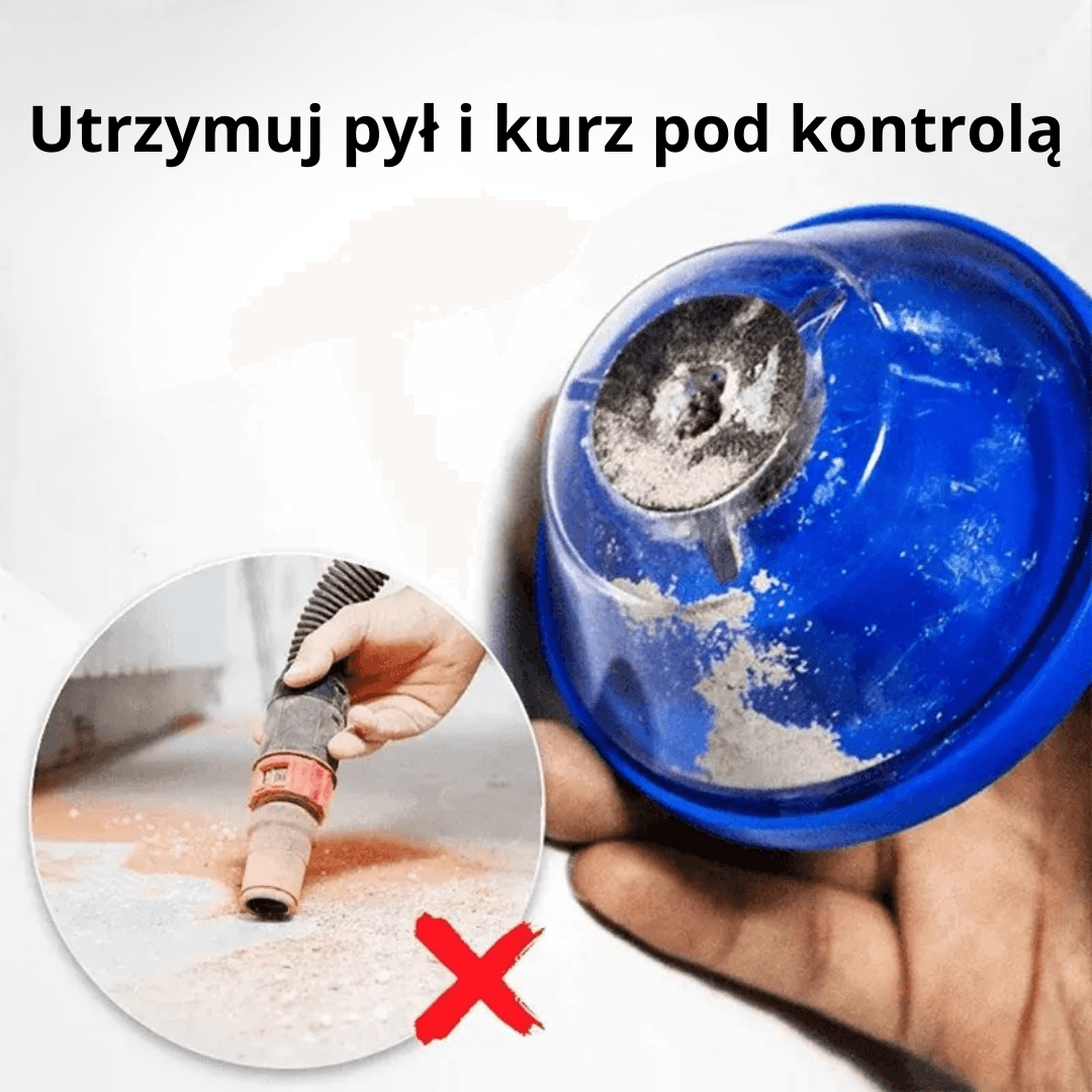 Osłona przeciw kurzowa do wiercenia