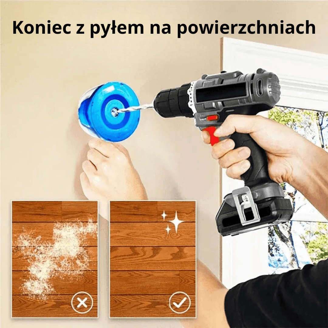 Osłona przeciw kurzowa do wiercenia